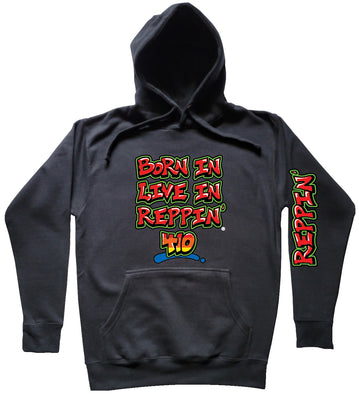 Black Born In Live In Reppin' 410 hoodie
