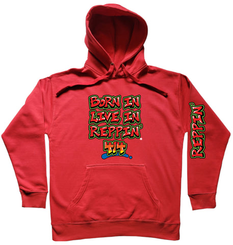 Red Born In Live In Reppin' 414 hoodie