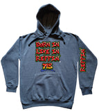 Blue Born In Live In Reppin' 718 hoodie