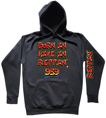 Black Born In Live In Reppin' 934 hoodie