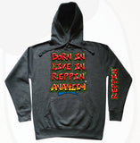 Charcoal Born In Live In Reppin' Anaheim hoodie