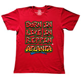 Red Born In Live In Reppin' Atlanta t-shirt