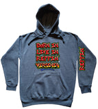 Blue Born In Live In Reppin' Virginia hoodie