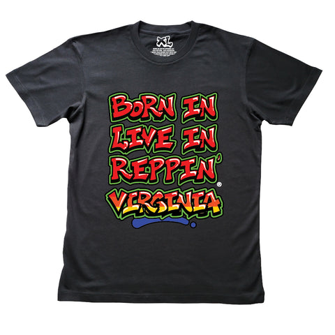 Black Born In Live In Reppin' Virginia t-shirt