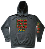 Charcoal Gray Born In Live In Reppin' Ypsi hoodie