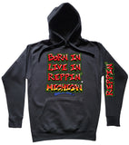 Black Born In Live In Reppin' Michigan hoodie