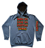 Blue Born In Live In Reppin' Texas hoodie